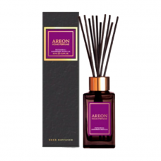 "Areon Home Perfumes Black" Išskirtinis namų kvapas su lazdelėmis Patchouli-Lavender-Vanilla, 85ml