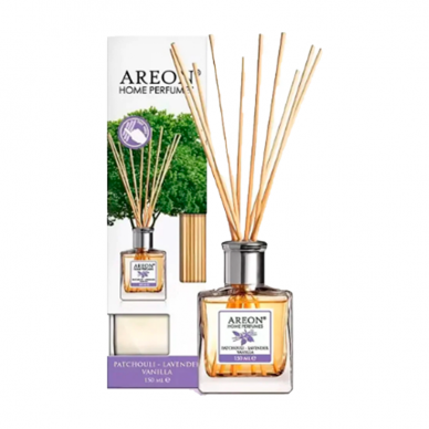 "Areon Home Perfumes" Išskirtinis namų kvapas su lazdelėmis Patchouli-Lavender-Vanilla 2
