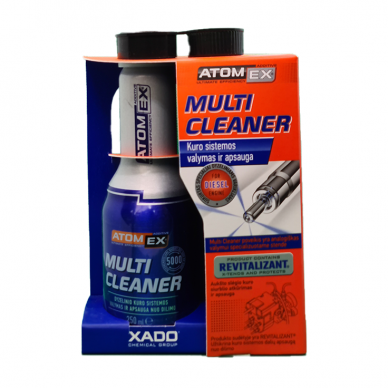 "XADO AtomEx Multi Cleaner" Dyzelinio variklio degalų sistemos valiklis su revitalizantų, 250ml 1