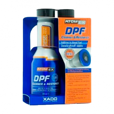 "XADO AtomEx DPF" Suodžių filtro (DPF) valiklis, 250ml 1