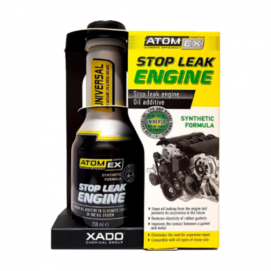 "XADO AtomEx Stop Leak Engine" Riebokšlių atnaujintojas su revitalizantu, 250ml 1