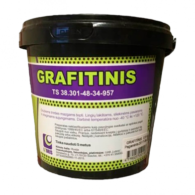 "Lubris" Grafitinis tepalas (-20°C +70°C), 800g 1