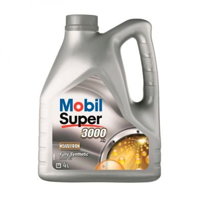 "Mobil Super 3000" 5W-40, A3/B3/B4 3