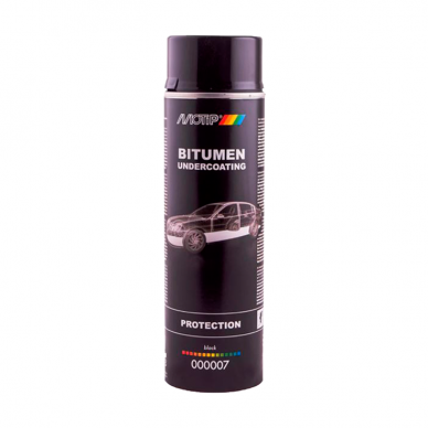 "Motip Bitumen Undercoating Protection" Automobilio kėbulo dugno konservantas neuždažomas, juodos spalvos, 500ml