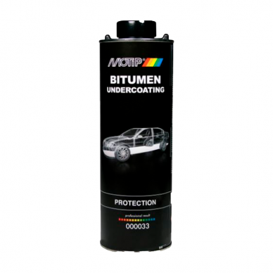 "Motip Bitumen Undercoating Protection" Automobilio kėbulo dugno konservantas neuždažomas, juodos spalvos, 1kg 1