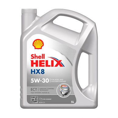 "SHELL Helix HX8 ECT" 5W-30, C3